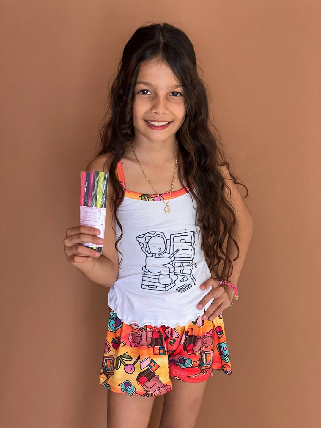 PIJAMA DE COLORIR INFANTIL - Imagem 4