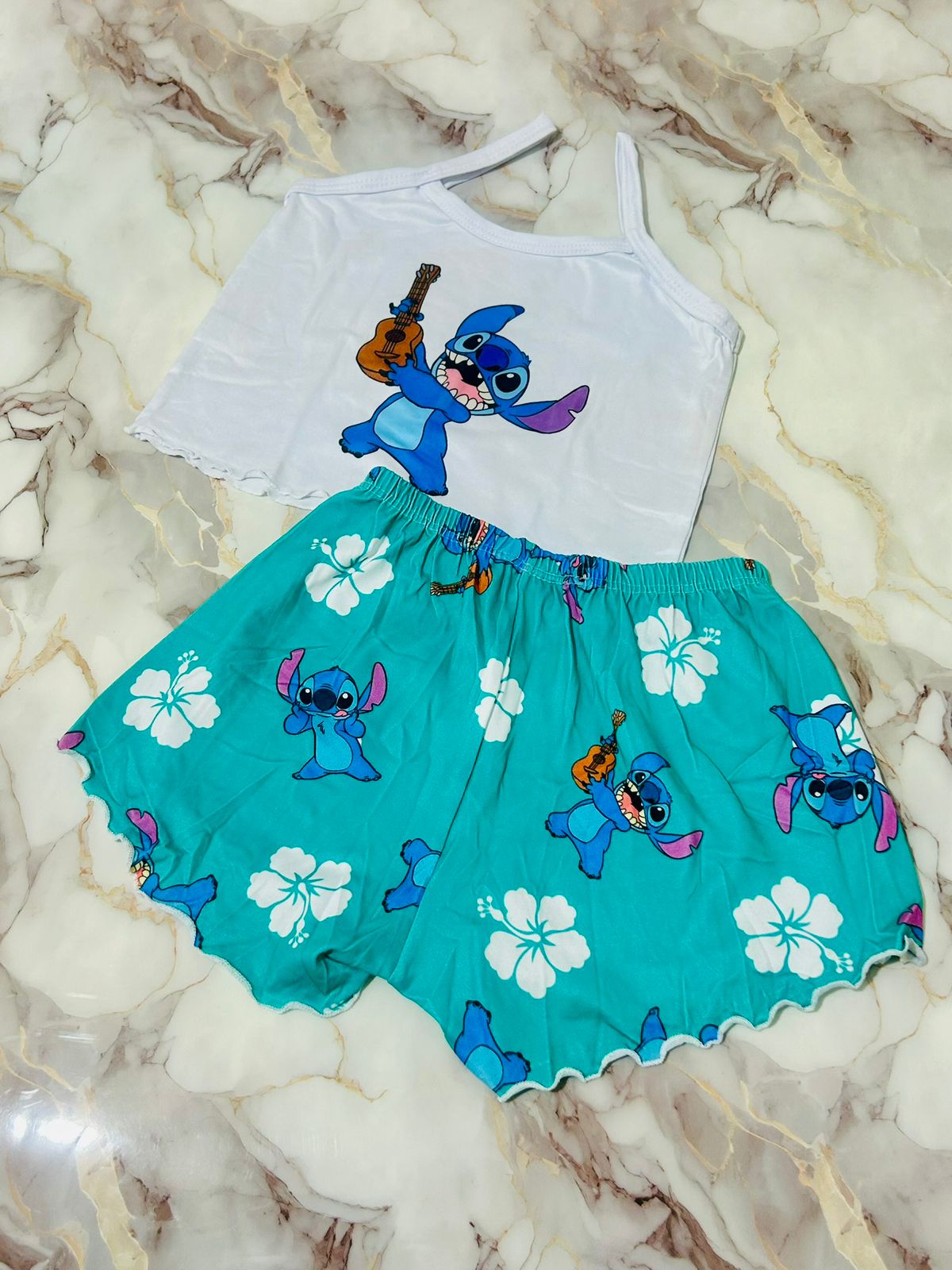 Pijama Infantil Feminino Croped - Imagem 3