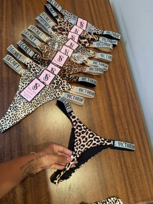 Pacote 12 Calcinhas Vs Animal Print ref 038