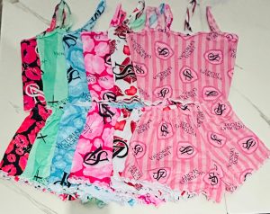 kit 10 Pijamas Croped VS Ref 78 Sortidos