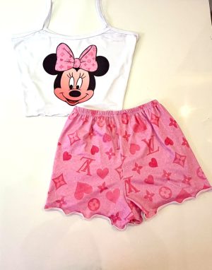Pijama Croped Minnie