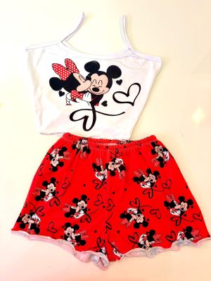 Pijama Croped Minnie