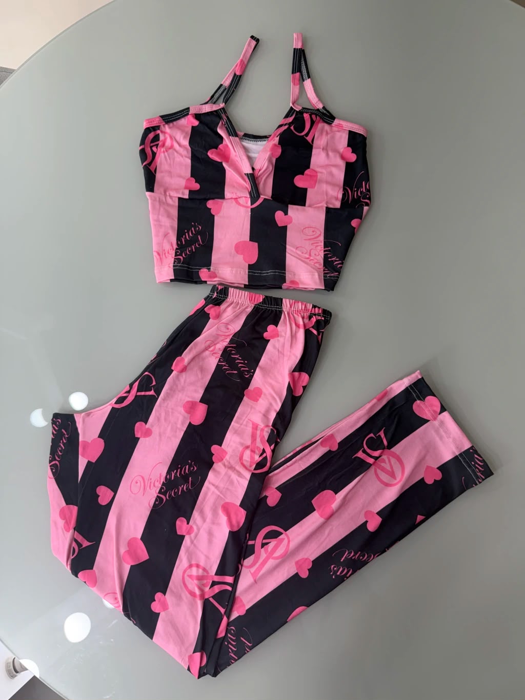 kit 10 Pijamas Croped e Calça Ref 77 - Imagem 3