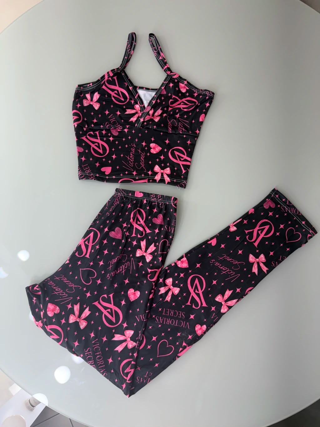 kit 10 Pijamas Croped e Calça Ref 77 - Imagem 5