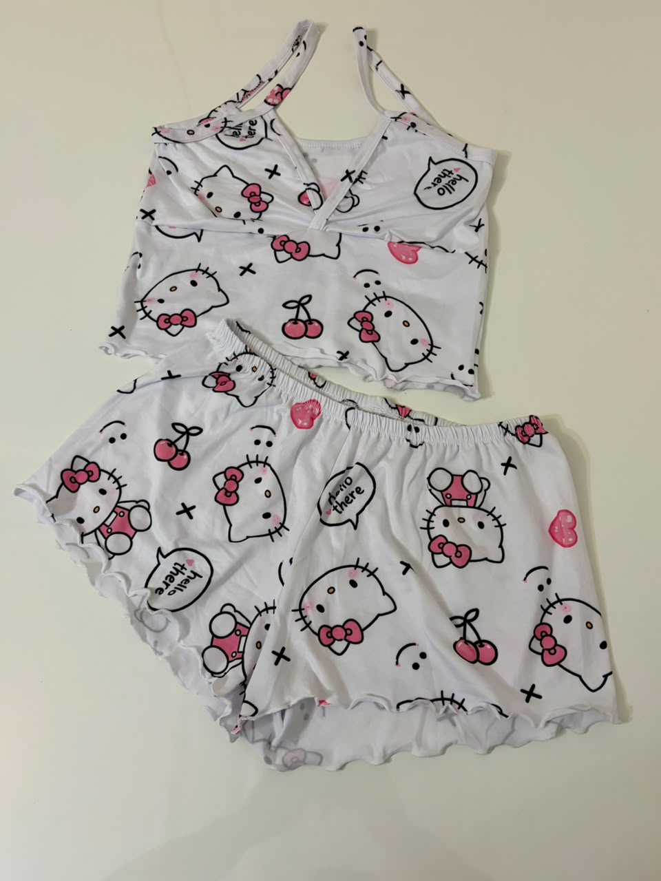 Pijama Croped Decote - Imagem 4