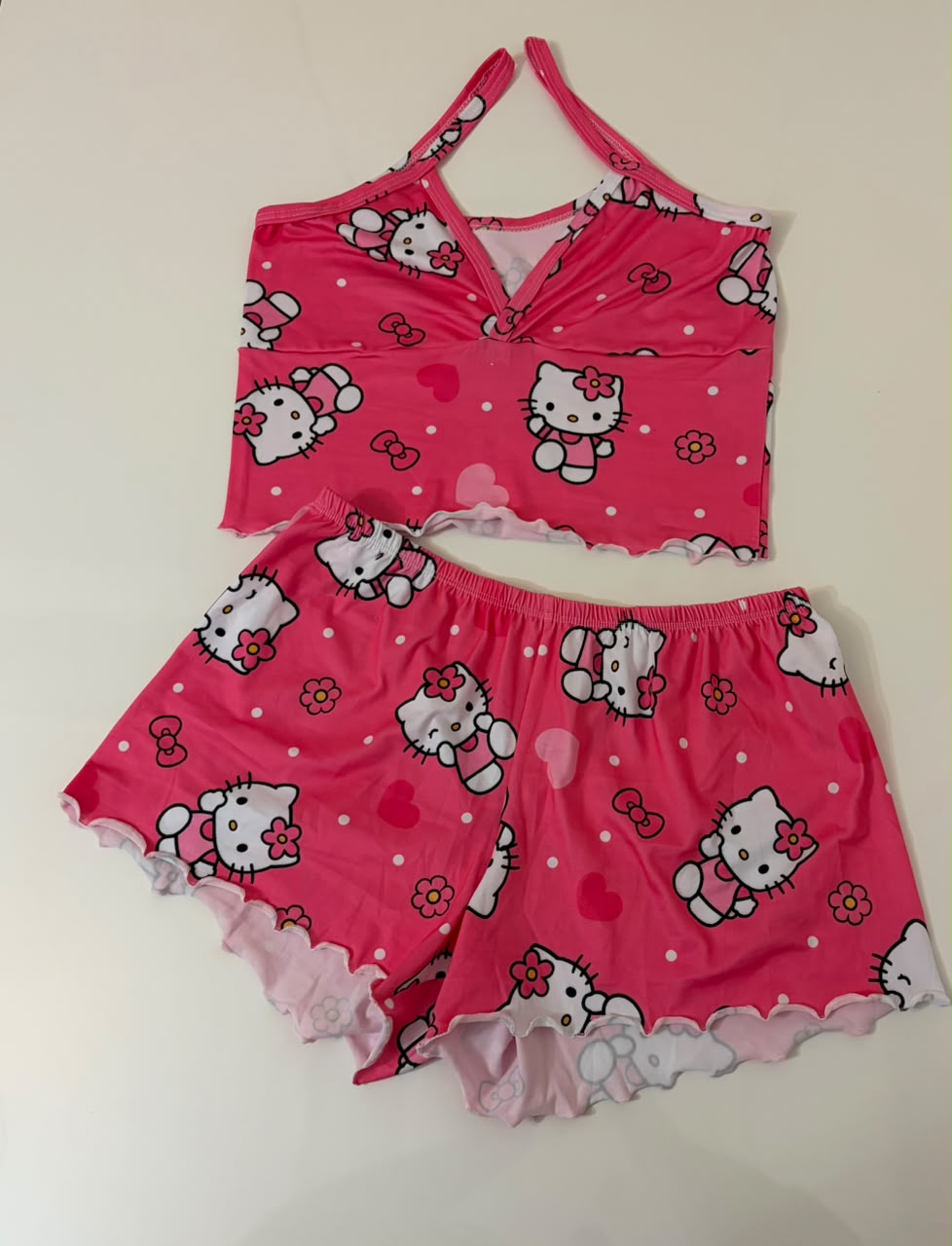 Pijama Croped Decote - Imagem 2